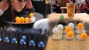 6 Creative Party Games With Ping Pong Balls (Minute to Win It)[PART 1]