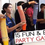 15 Fun & Easy Party Games For Kids And Adults (Minute to Win It Party)