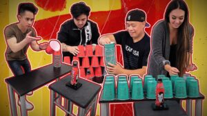 Combo Cups – 4 Party Games In 1 (Fun Team Challenge!)